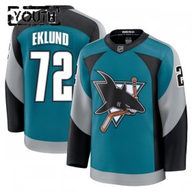 Lasten NHL San Jose Sharks Pelipaita 2025-26 Fanatics Premium William Eklund Alternate Teal